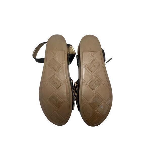 Sam Edelman Women’s Leopard Wood Platform Wedge Sandals Size 8 - Picture 6 of 10